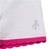 Green Lamb Ladies Oakley Club Polo Shirt White - Raspberry