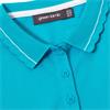 Green Lamb Ladies Octavia Sleeveless Club Polo Shirt Peacock Blue