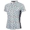 Green Lamb Ladies Odelle Printed Polo Shirt Arielli Print