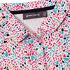 Green Lamb Ladies Odelle Printed Polo Shirt Festival Print