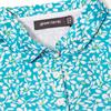 Green Lamb Ladies Odelle Printed Polo Shirt Pretty Print