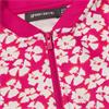Green Lamb Ladies Odessa Sleeveless Printed Polo Shirt Carnation Print