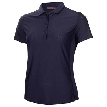 Green Lamb Ladies Ola Mesh Polo Shirt Navy
