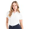Green Lamb Ladies Ola Mesh Polo Shirt White