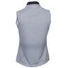 Green Lamb Ladies Olwyn Sleeveless Gingham Polo Shirt Navy - White