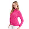 Green Lamb Ladies Olena Cable Cardigan Raspberry Pink