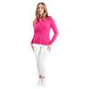 Green Lamb Ladies Olena Cable Cardigan Raspberry Pink
