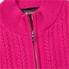 Green Lamb Ladies Olena Cable Cardigan Raspberry Pink