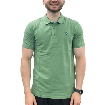 Lyle & Scott Gents Polo Shirt Smoke Green (X576)