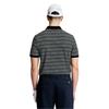 Lyle & Scott Gents Stripe Polo Shirt Jet Black - Morning Mint - Pink (Y634)