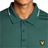 Lyle & Scott Gents 1874 Tipped Tech Polo Mediterranea (Y105)
