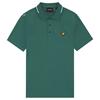 Lyle & Scott Gents 1874 Tipped Tech Polo Mediterranea (Y105)