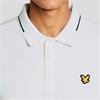 Lyle & Scott Gents 1874 Tipped Tech Polo White (626)