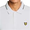 Lyle & Scott Gents 1874 Tipped Tech Polo White (626)