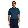 Lyle & Scott Gents Stripe Polo Shirt Mediterranean - Aquamarine (Y189)