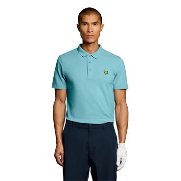 Lyle & Scott Gents Core Polo Shirt Aquamarine Blue (661)