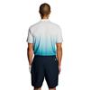 Lyle & Scott Gents Gradient Polo Shirt Aquamarine Blue - Turbulence (661)
