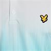 Lyle & Scott Gents Gradient Polo Shirt Aquamarine Blue - Turbulence (661)
