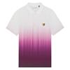 Lyle & Scott Gents Gradient Polo Shirt Techno Purple