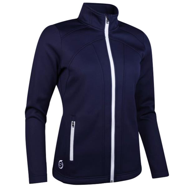 Sunderland Ladies Nova Fleece Jacket Navy White Golf Store
