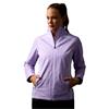 Sunderland Killy Ladies Zip Front Lightweight Panelled Waterproof Jacket Lilac - White