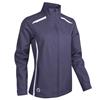 Sunderland Killy Ladies Zip Front Lightweight Panelled Waterproof Jacket Midnight Plum - White