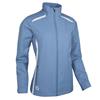 Sunderland Killy Ladies Zip Front Lightweight Panelled Waterproof Jacket Mineral Blue