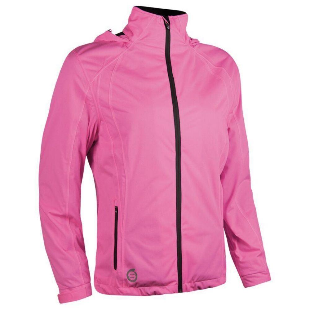 Sunderland Ladies Whisperdry Contour Waterproof Jacket Pink White