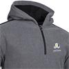 Sunderland Gents Atlas Official Ryder Cup 2027 Thermal Zip Neck Hoodie Gunmetal Marl - Black