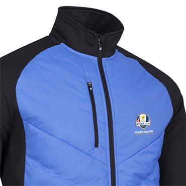 Sunderland Gents Davos Official Ryder Cup 2027 Padded Thermal Jacket Ocean - Black
