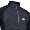 Sunderland Gents Sahara Official Ryder Cup 2027 Thermal Fleece Midlayer Black Camo - Gunmetal