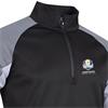 Sunderland Gents Colorado Official Ryder Cup 2027 Zip Contrast Midlayer Black - Gunmetal - Silver