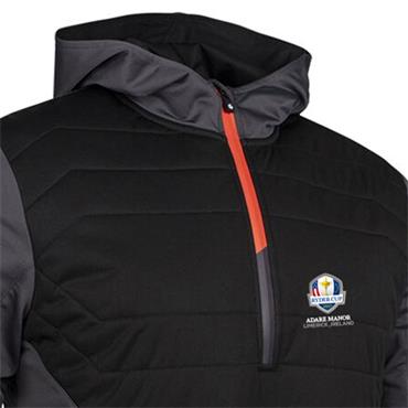 Sunderland Gents Everest Official Ryder Cup 2027 Padded Hoodie Charcoal - Black - Inferno