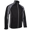 Sunderland Gents Typhoon Contrast Shoulder Panel Waterproof Jacket Black - Gunmetal - White
