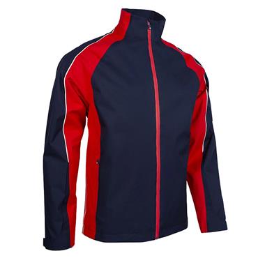 Sunderland Gents Typhoon Contrast Shoulder Panel Waterproof Jacket Navy - Red - White
