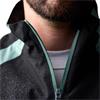 Sunderland Gents Valberg Zip Front Stretch Waterproof Jacket Black - Pine Green
