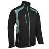 Sunderland Gents Valberg Zip Front Stretch Waterproof Jacket Black - Pine Green