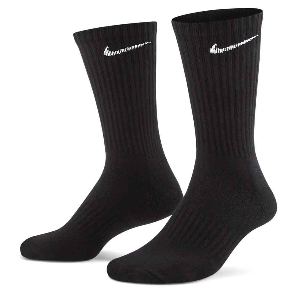 Nike Gents Crew Cushioned Socks 3Pack Black (010)