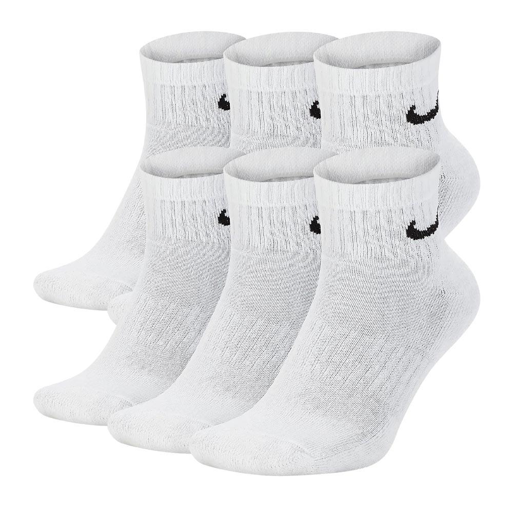 Nike Everyday Cushioned Angle Socks 6Pack White
