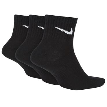 Nike Gents Everyday Lightweight 3-Pairs Ankle Socks Black (010)