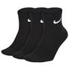 Nike Gents Everyday Lightweight 3-Pairs Ankle Socks Black (010)