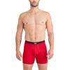 Saxx Gents Essential Stretch Cotton 6" Boxer Brief 3-Pack Red - Maritime - Black