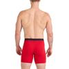 Saxx Gents Essential Stretch Cotton 6" Boxer Brief 3-Pack Red - Maritime - Black