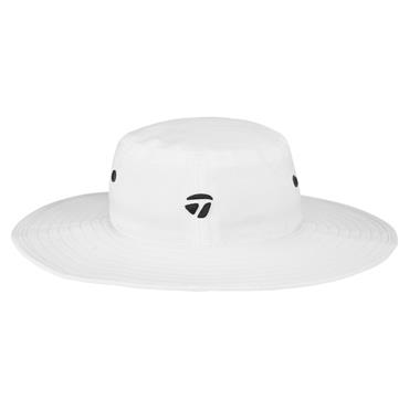 TaylorMade Gents Metal Eyelit Bucket Hat White