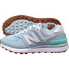 New Balance Ladies 574 Greens V2 Spikeless Shoes Light Blue