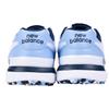 New Balance Ladies 574 Greens V2 Spikeless Shoes White - Sky Blue