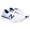 New Balance Ladies 574 Greens V2 Spikeless Shoes White - Sky Blue