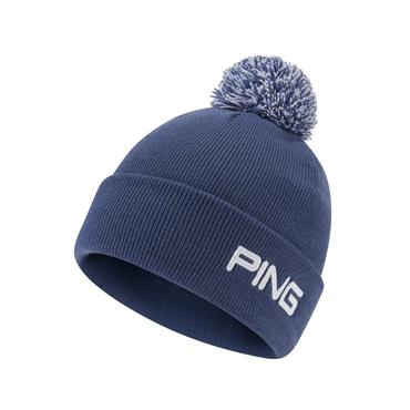 Ping Gents Cresting Knit Hat Deep Sea Blue