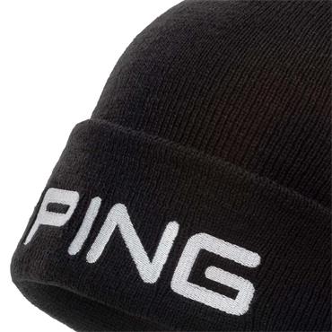 Ping Gents Classic Bobble Hat  Black