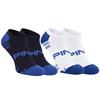 Ping Gents No Show 2-Pair Socks 7-11  Navy - White
